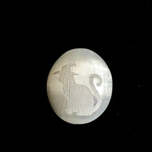 Load image into Gallery viewer, Halloween Selenite Palm Stones | Singles | (6-7cm)