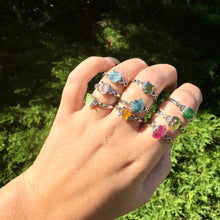 Load image into Gallery viewer, Tourmaline Ring | Adjustable | Choose a Crystal