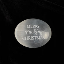 Load image into Gallery viewer, Holiday Selenite Palm Stones | Singles | (6-7cm)