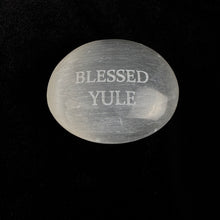 Load image into Gallery viewer, Holiday Selenite Palm Stones | Singles | (6-7cm)