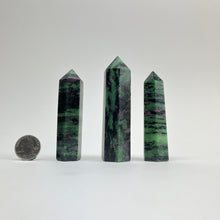 Load image into Gallery viewer, Ruby Zoisite | Polished Points | 80-90mm