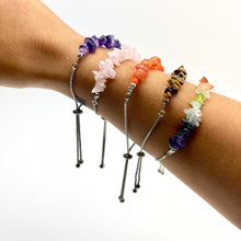 Load image into Gallery viewer, Adjustable Crystal Chip Bracelet | Choose a Stone!