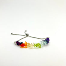 Load image into Gallery viewer, Adjustable Crystal Chip Bracelet | Choose a Stone!