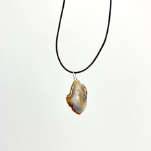 Load image into Gallery viewer, Natural Druzy Cord Necklace