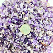 Load image into Gallery viewer, Amethyst | Tumbled Chips | 1lb | 4-7mm | India