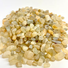 Load image into Gallery viewer, Moonstone | Tumbled Chips | 1 lb | 5-7mm | India