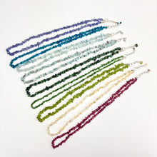 Load image into Gallery viewer, Crystal Chip Necklace | Sterling Silver Clasp | 18" | "A" Grade