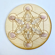 Load image into Gallery viewer, Metatron's Cube | Crystal Grid with Description