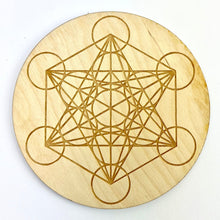 Load image into Gallery viewer, Metatron's Cube | Crystal Grid with Description