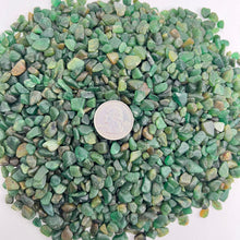Load image into Gallery viewer, Green Aventurine | Tumbled Chips | 1lb | 4-7mm | India