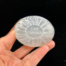 Load image into Gallery viewer, Empowering Selenite Palm Stones | Singles (6-7cm)
