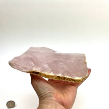 Load image into Gallery viewer, Rose Quartz Slab | 7-8" | Madagascar