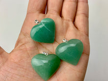 Load image into Gallery viewer, *Crystal Heart Pendants | Choose a Stone!