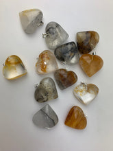 Load image into Gallery viewer, *Crystal Heart Pendants | Choose a Stone!