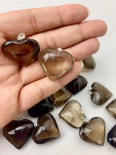 Load image into Gallery viewer, *Crystal Heart Pendants | Choose a Stone!