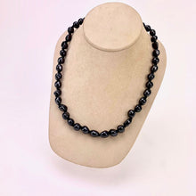 Load image into Gallery viewer, Shungite Tumbled Bead 18" Necklace | 7-10 mm Stones | Russia