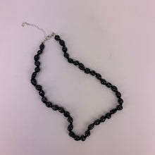 Load image into Gallery viewer, Shungite Tumbled Bead 18" Necklace | 7-10 mm Stones | Russia