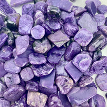 Load image into Gallery viewer, Charoite Tumbled | 10-25mm | Russia | 200 grams