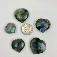 Load image into Gallery viewer, *Labradorite Heart | 30-40mm | Madagascar