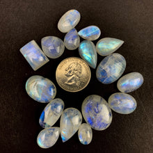 Load image into Gallery viewer, Rainbow Moonstone Cabochon | Choose a Shape | 15-25mm