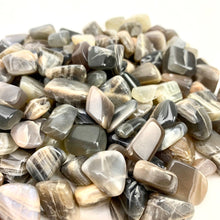 Load image into Gallery viewer, *Black Moonstone | Tumbled | 15-25mm | India | 1lb