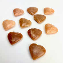 Load image into Gallery viewer, *Crystal Heart Pendants | Choose a Stone!