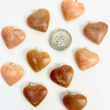 Load image into Gallery viewer, *Crystal Heart Pendants | Choose a Stone!