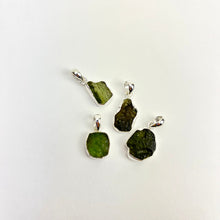 Load image into Gallery viewer, Moldavite Rough Pendants | 10-15mm