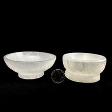 Load image into Gallery viewer, *Selenite Round Bowl with Base | Polished | Morocco
