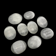 Load image into Gallery viewer, Humorous Selenite Palm Stones | Singles | (6-7cm)