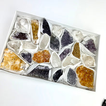 Load image into Gallery viewer, Mixed Druze Clusters | Full Flat Case | Brazil