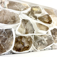Load image into Gallery viewer, Elestial Quartz | Rough | Brazil | 1/2 flat case
