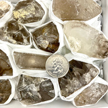 Load image into Gallery viewer, Elestial Quartz | Rough | Brazil | 1/2 flat case