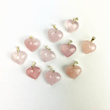 Load image into Gallery viewer, *Mini Heart Pendants | Brazil | 17-18mm