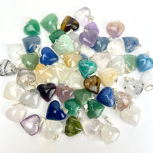 Load image into Gallery viewer, *Mini Heart Pendants | Brazil | 17-18mm
