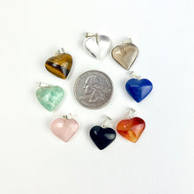 Load image into Gallery viewer, *Mini Heart Pendants | Brazil | 17-18mm