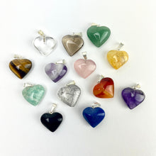 Load image into Gallery viewer, *Mini Heart Pendants | Brazil | 17-18mm