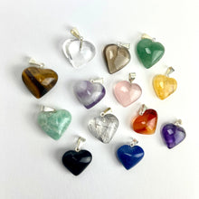Load image into Gallery viewer, *Mini Heart Pendants | Brazil | 17-18mm
