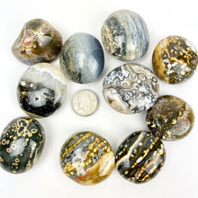 Load image into Gallery viewer, Ocean Jasper | "Orbicular" Jasper | Palmstones | 35-50mm | Madagascar