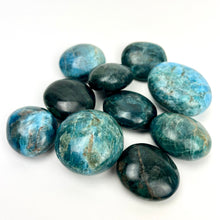 Load image into Gallery viewer, Blue Apatite | Palmstone | 30-40mm