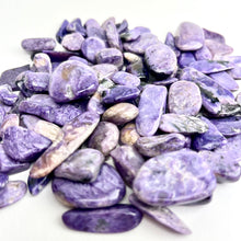 Load image into Gallery viewer, Charoite Tumbled | 10-25mm | Russia | 200 grams
