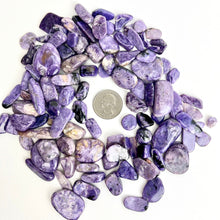 Load image into Gallery viewer, Charoite Tumbled | 10-25mm | Russia | 200 grams