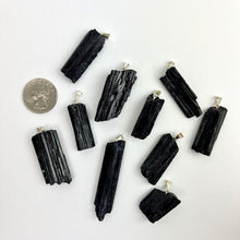 Load image into Gallery viewer, *Black Tourmaline Pendants | 30-50mm | Brazil