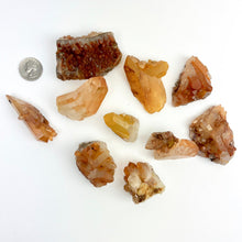 Load image into Gallery viewer, Tangerine Quartz Cluster | 35-70mm | 1/2 Kilo | Brazil