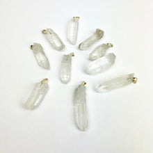 Load image into Gallery viewer, *Clear Quartz Point Pendants | 25-35mm