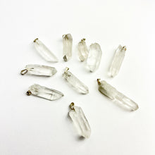 Load image into Gallery viewer, *Clear Quartz Point Pendants | 25-35mm