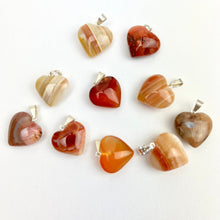 Load image into Gallery viewer, *Mini Heart Pendants | Brazil | 17-18mm