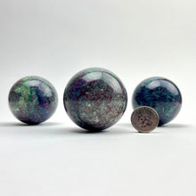 Load image into Gallery viewer, Ruby Fuchsite Kyanite | Sphere | 50-60mm | India