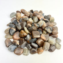 Load image into Gallery viewer, *Black Moonstone | Tumbled | 15-25mm | India | 1lb