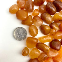 Load image into Gallery viewer, Peach Aventurine | Tumbled | 1 lb | 15-25mm | India